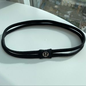 Lululemon black double band headband
